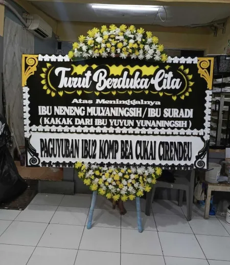Papan Bunga Duka Antapani